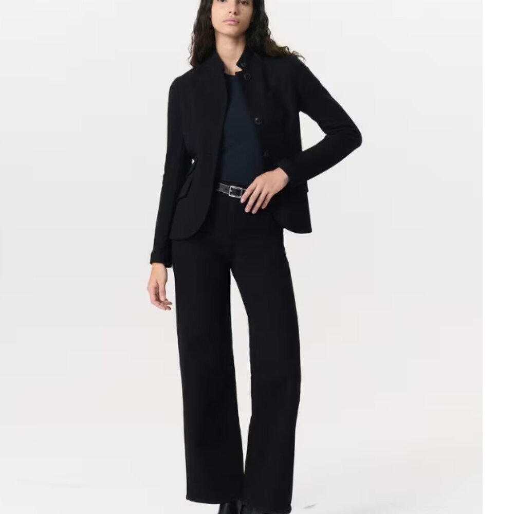 NWT rag & bone Slade Wool Blazer Jacket in Black classic fit - Picture 2 of 9